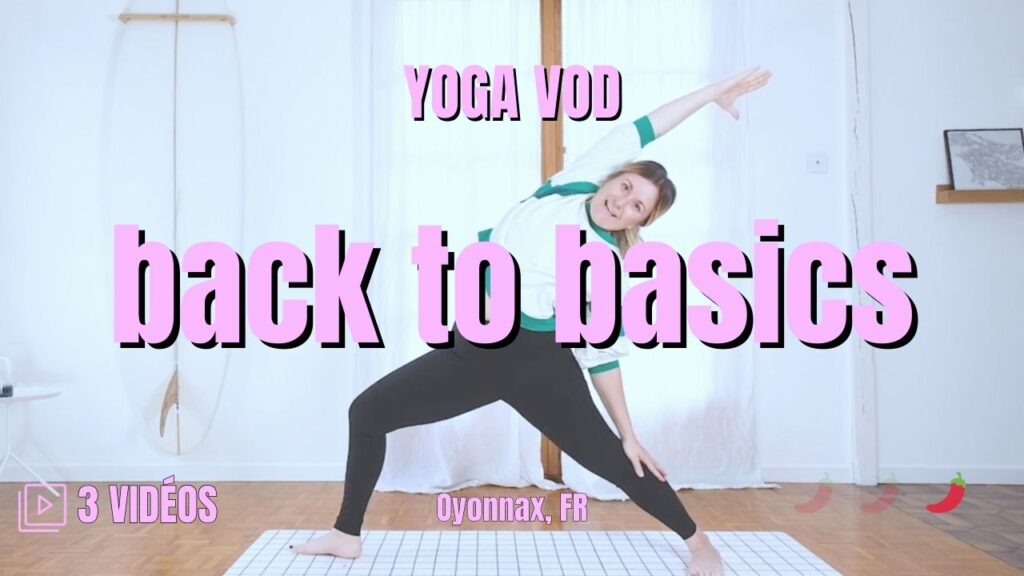 Collection vidéos de yoga "Back to basics"