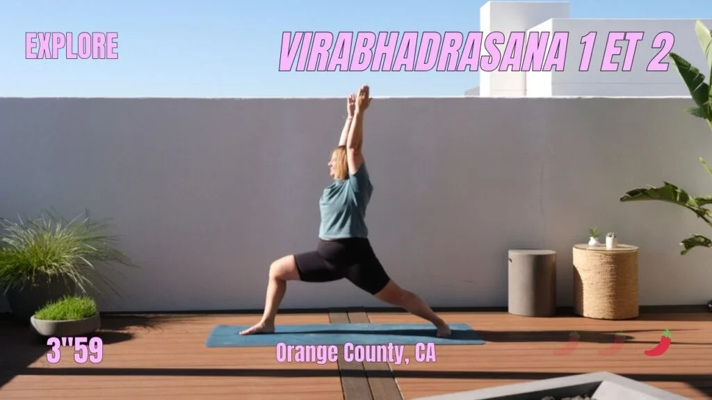Virabhadrasana 1 et 2